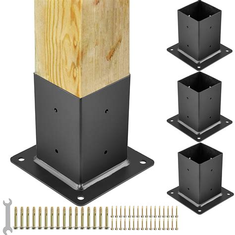 4x4 metal bracket|4x4 braces for wood post.